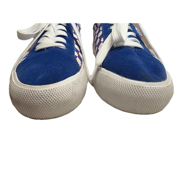 Mudd Blue Checkered Red Heart Sneakers Women's  Size 8.5 Poppy GUC - Picture 8 of 10